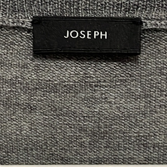 Joseph Grey Knit V-Neck Tunic S - Picture 7 of 10